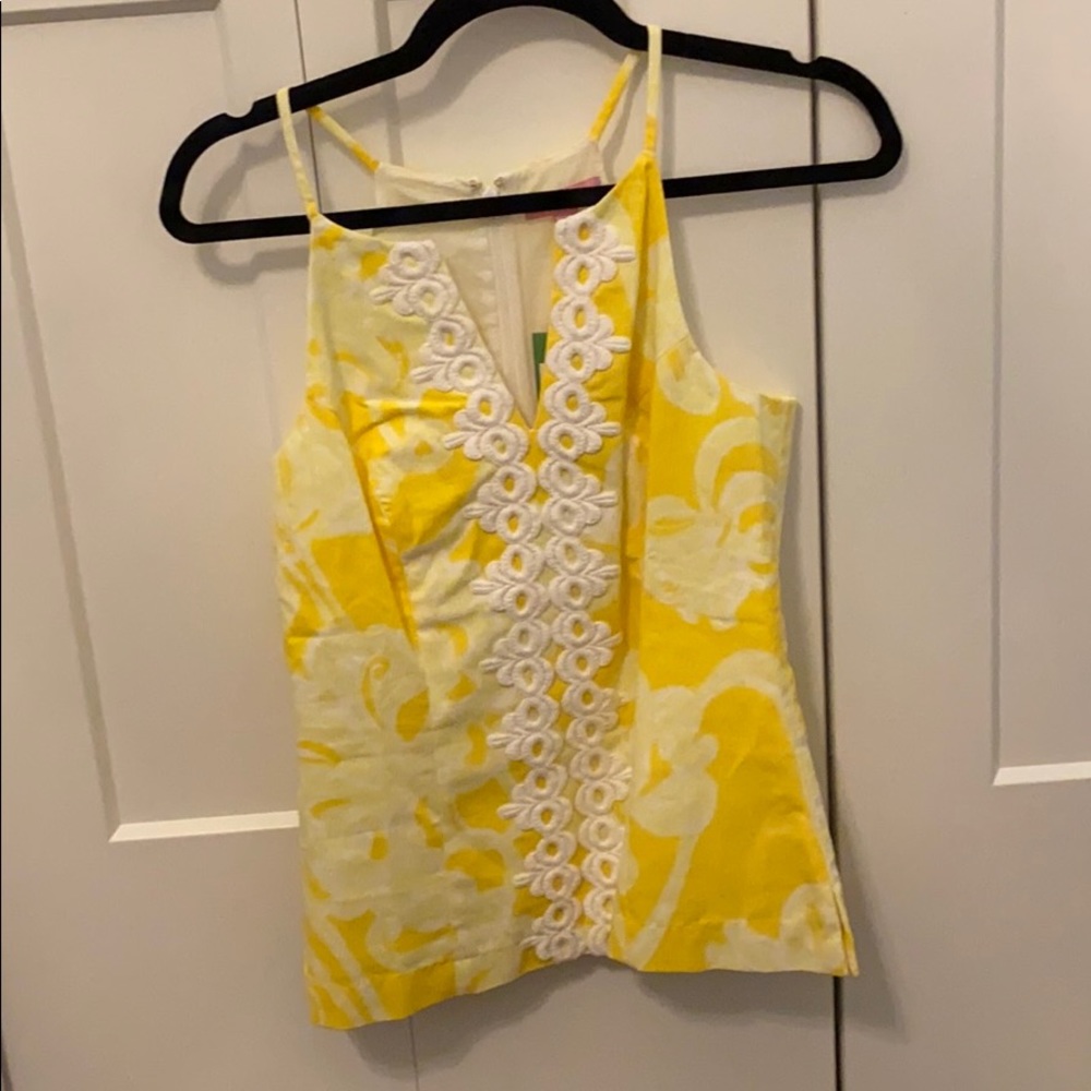 Lilly Pulitzer Yellow Top